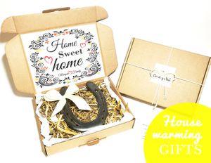 Home Sweet Home Present - Horseshoe Gift For Family